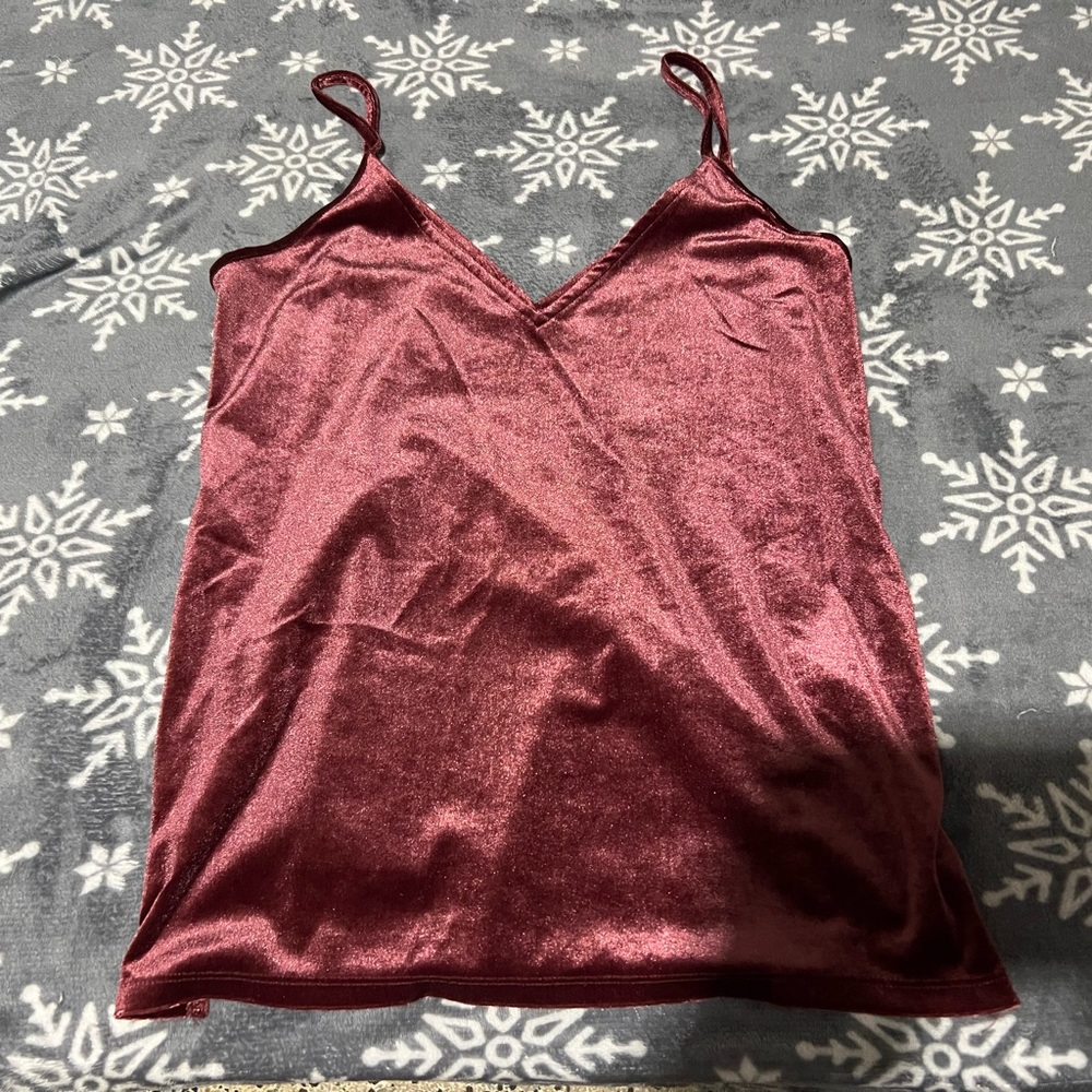 Velvet vneck